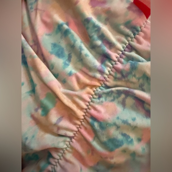 VINTAGE Victoria’s Secret Y2K Pastel Watercolor Bikini Set – Scrunch Butt - Picture 4 of 6